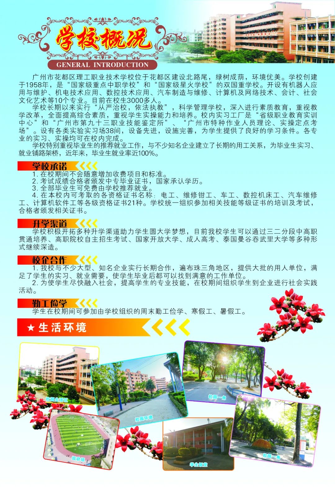 广州市花都区理工职业技术学校2021年招生简章